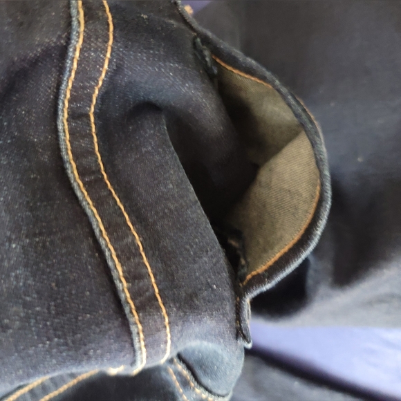 Navy Blue Frame Denim Jeans - Picture 13 of 16